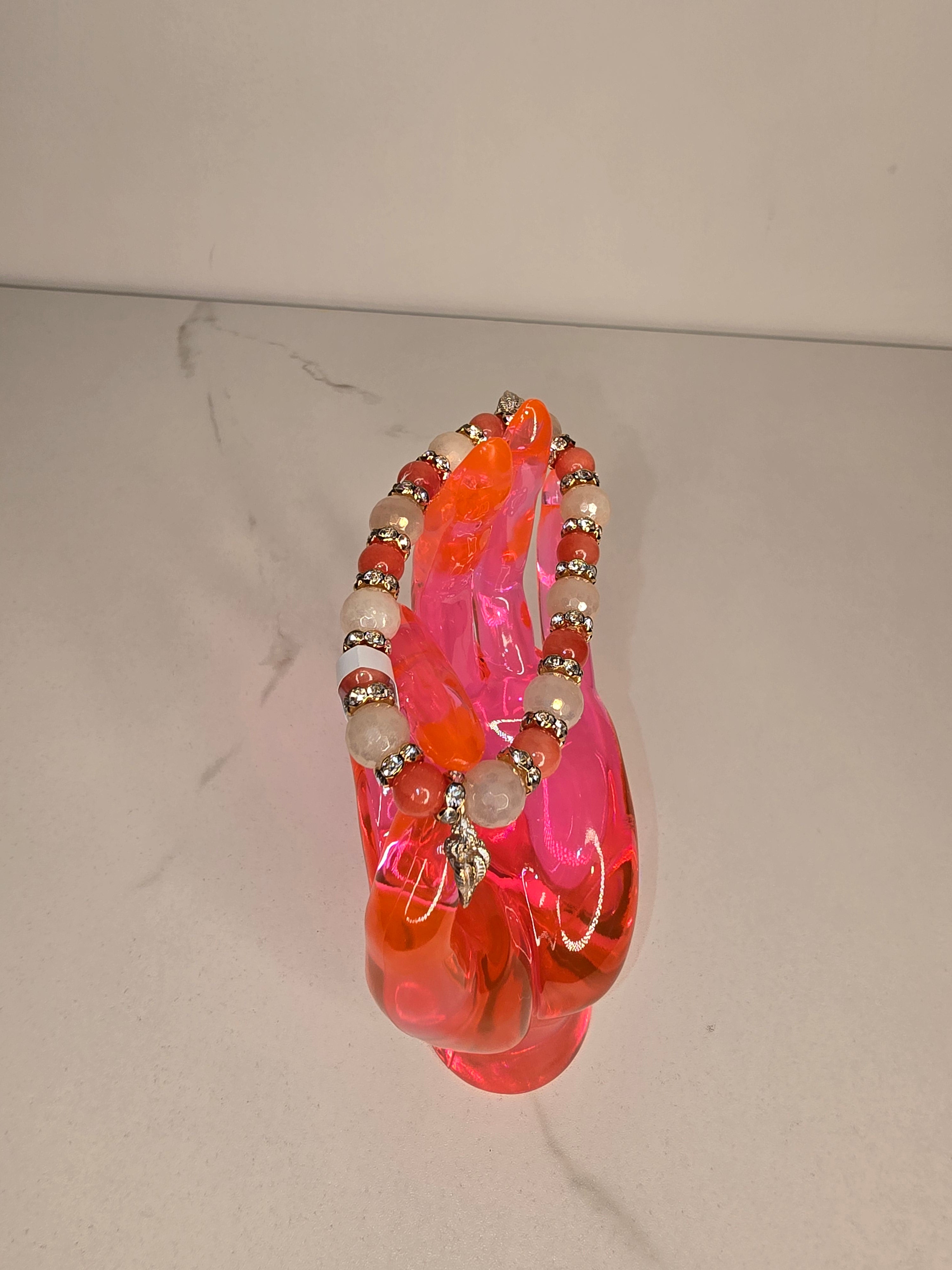 "Coral kisses" Reki Charged Bracelet